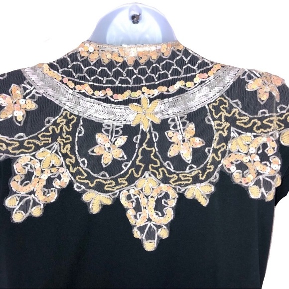 Accessories - Vintage Beaded White Shaw